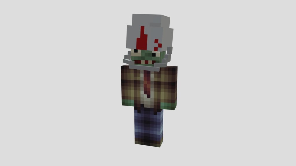 Zombies bucket- Minecraft pvz