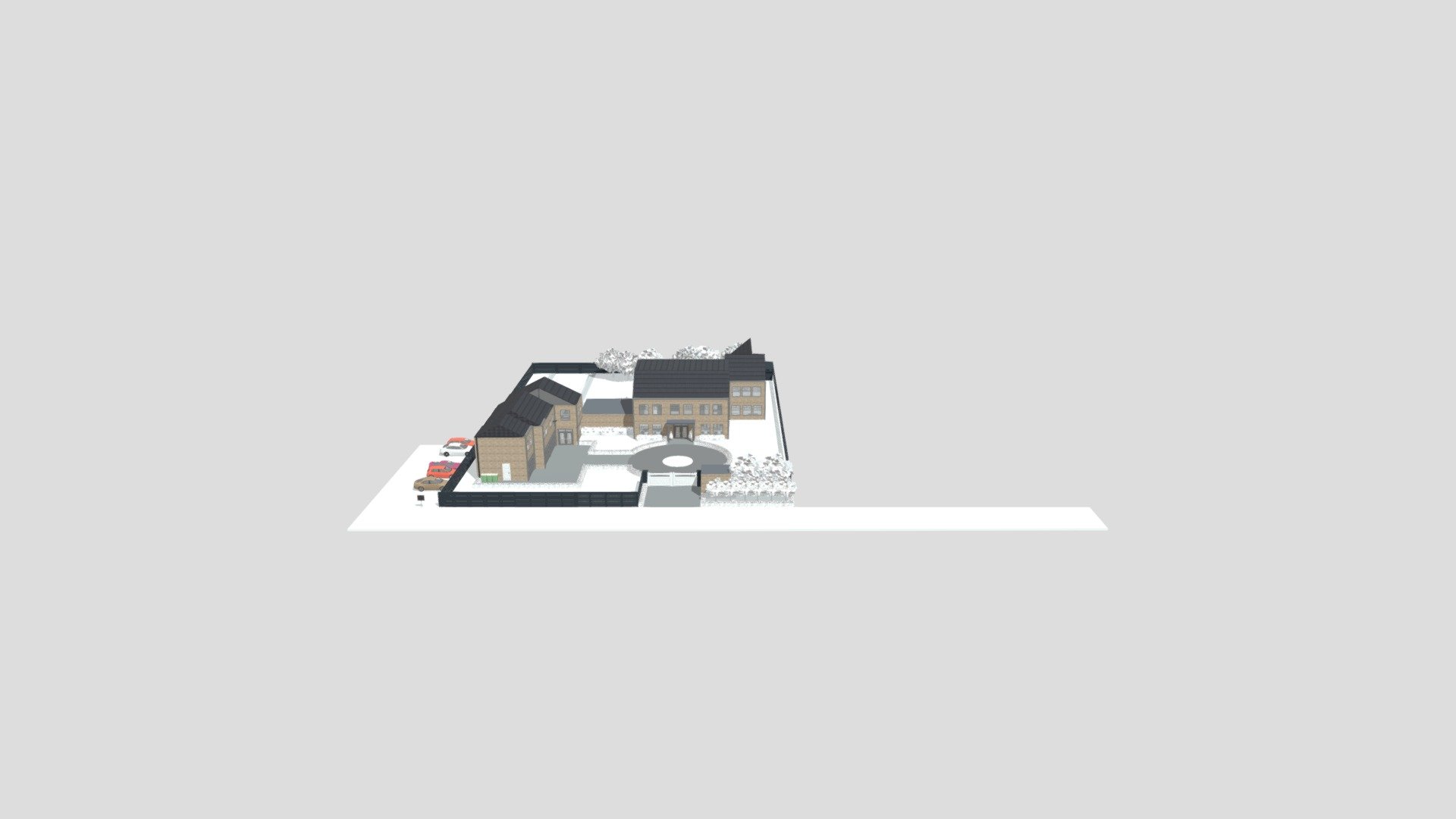 Country Mansion with owners companies offices — Sketchfab embed 3D viewer