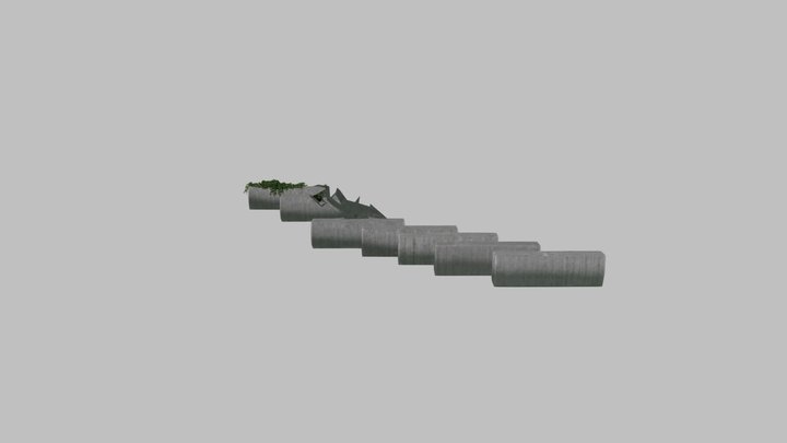 street curbs (x7) 3D Model