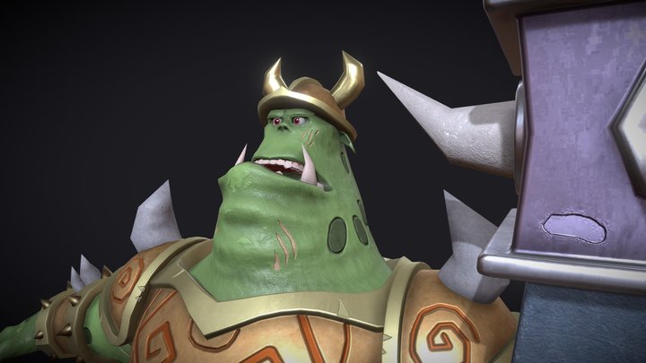 Old Gnasty Gnroc 3D Model