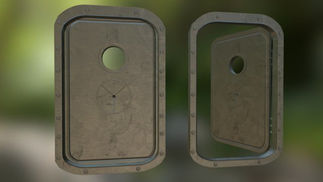 Naval Ship Door/Hatch – Kostenloses 3D-Modell STL