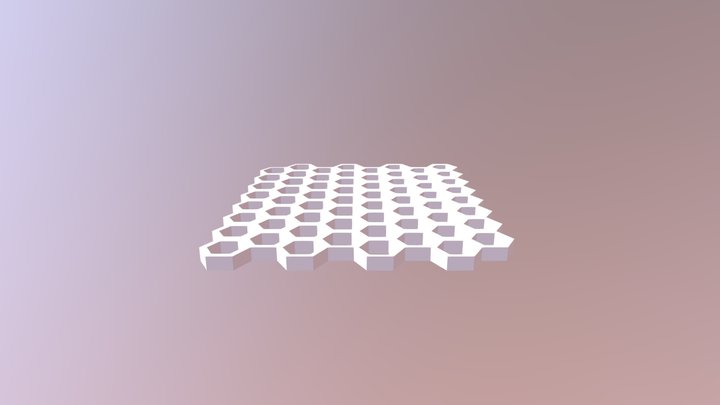 Exagon grid 3d printing 3D Model