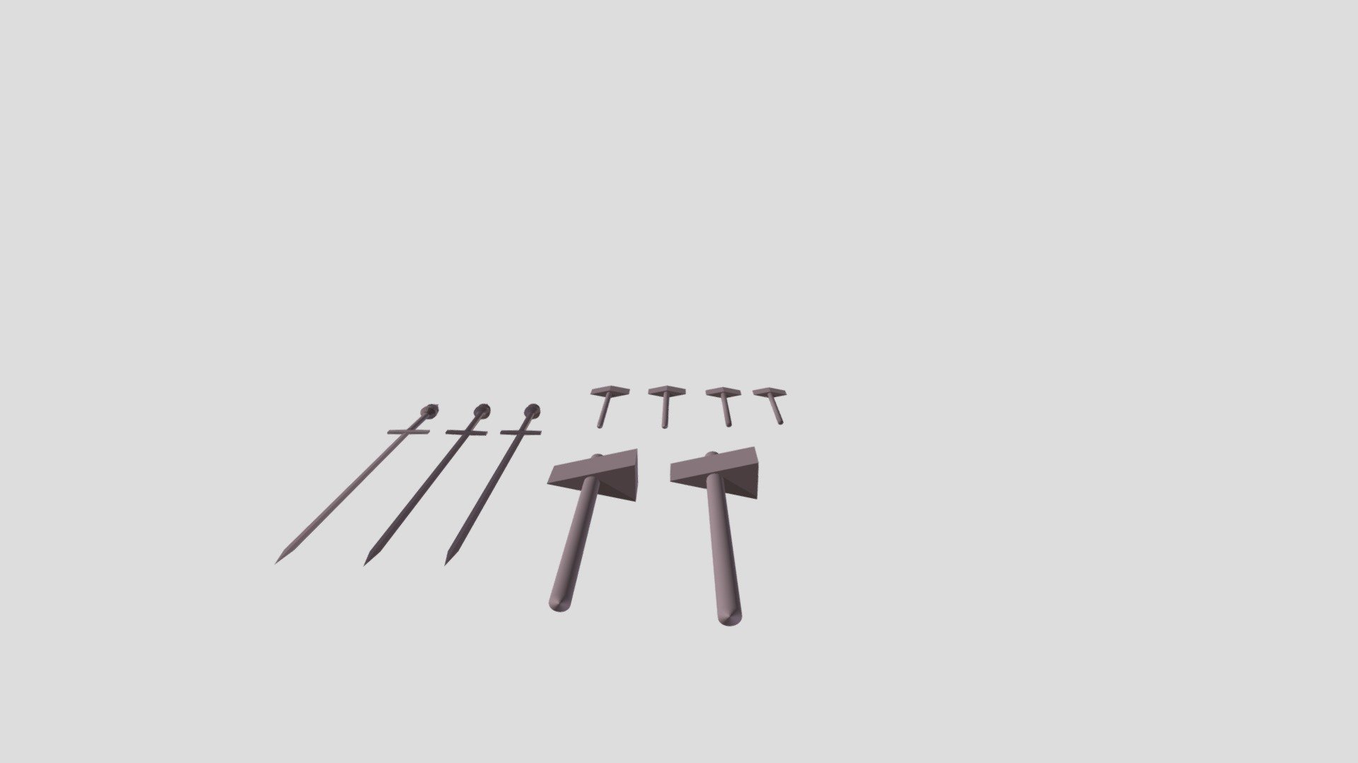 Sword,Axe,Hammer