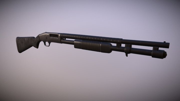 Shotgun – Kostenloses 3D-Modell STL