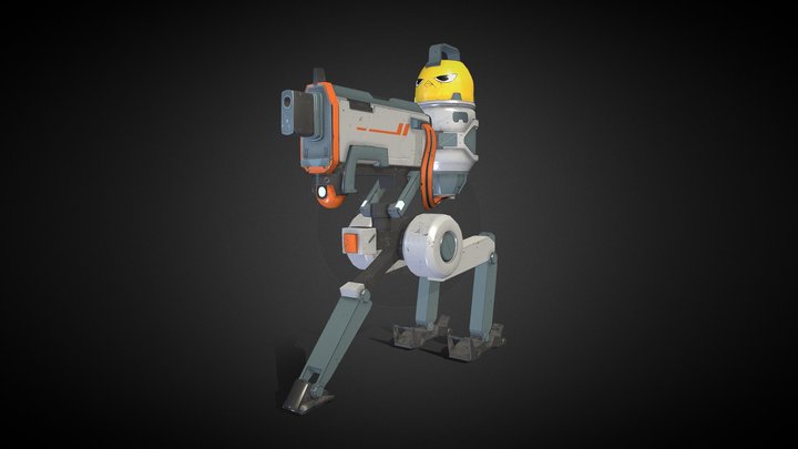 Killjoy's Turret (Old Version) 3D Model