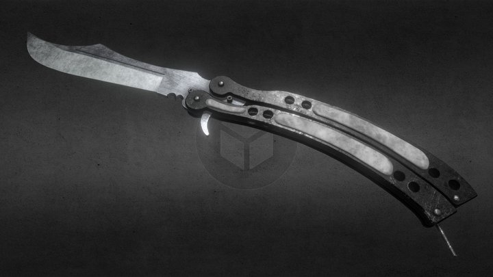 Butterfly Knife - Vanilla 3D Model
