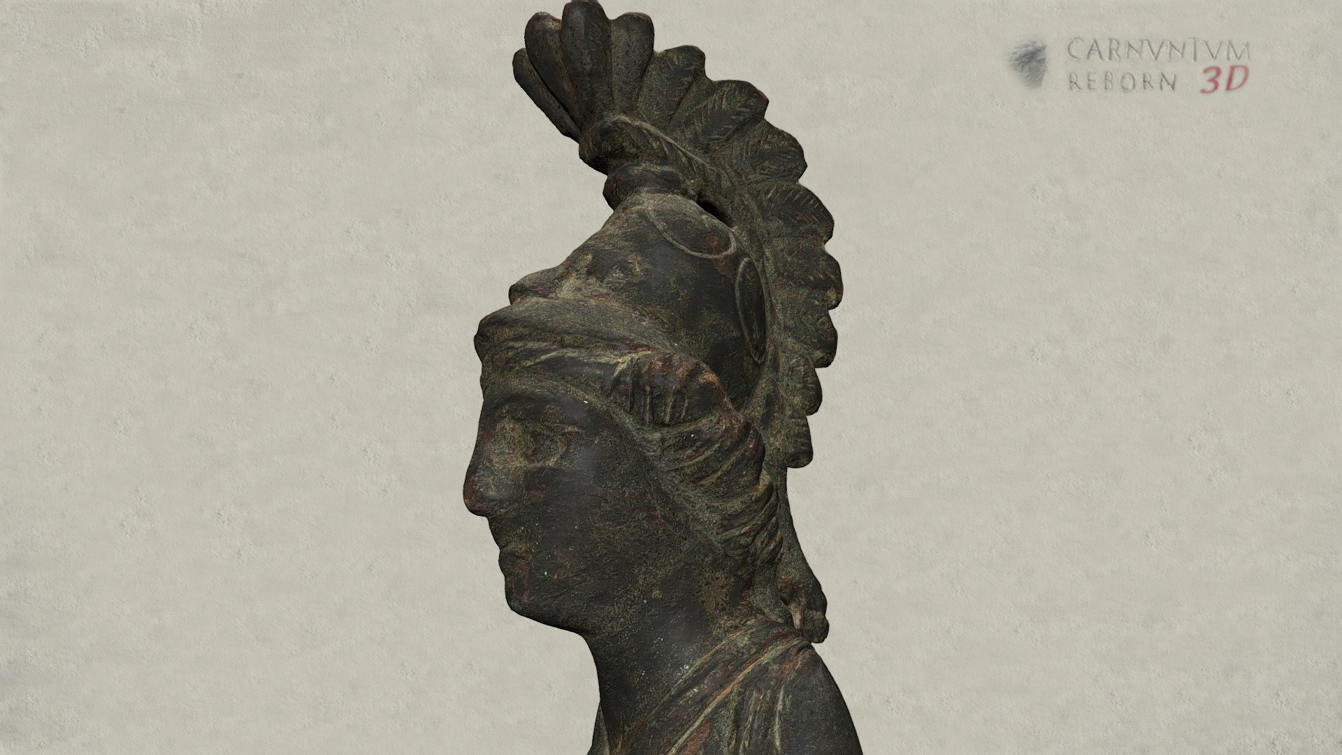 Minervabüste — Sketchfab embed 3D viewer
