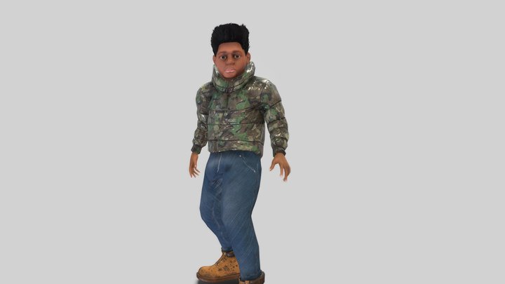 Nathan / Realistic Boy RIGGED 3D Model