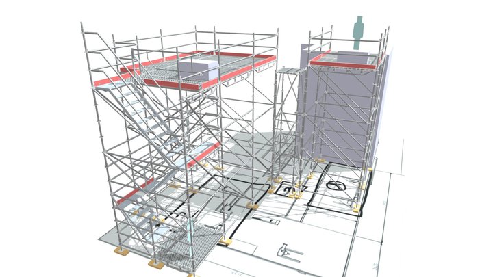 plateforme Boccard Le Coteau 3D Model