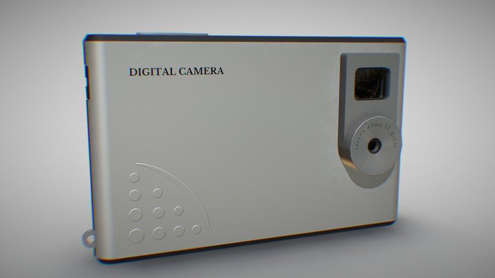 Digital Camera 3D Model
