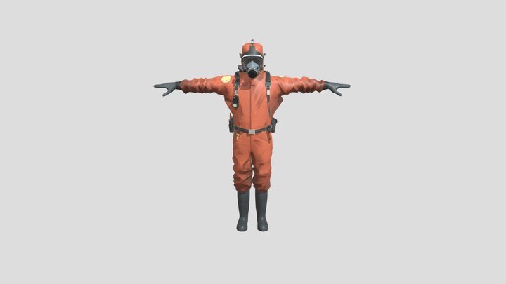 Omni Worker - Bone Works IK RIG 3D Model