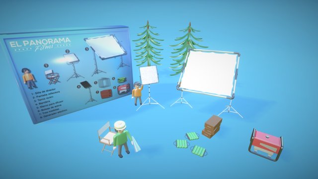 playmobil caja 3D Model