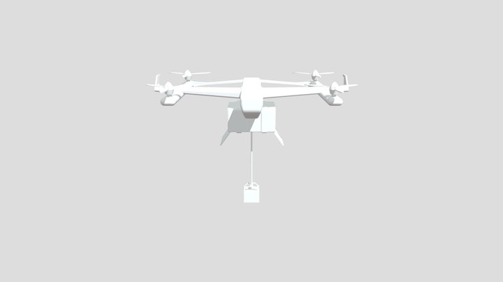 Seed delivary drone 3D Model