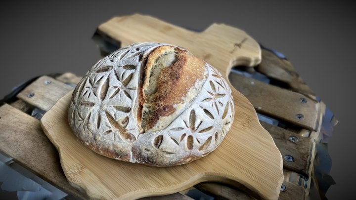 Pandemic baking - Sourdough bread 3D Model