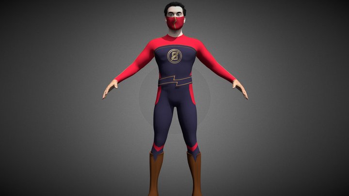 Minnal murali realistic 3D model HQ free 3D Model