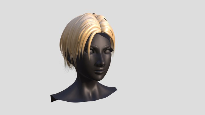 Pocolov Hair 09 – Free 3D Model STL