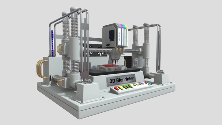 Bioimpresora_Animada 3D Model