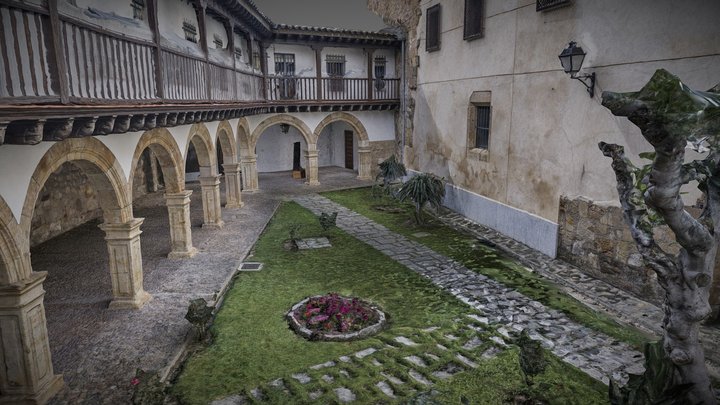 Las Dueñas convent courtyard photogrammetry scan 3D Model
