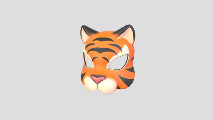 Tiger Mask 3D Model
