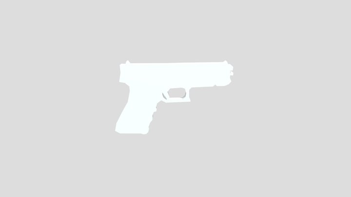 Classic Gun 3D Model