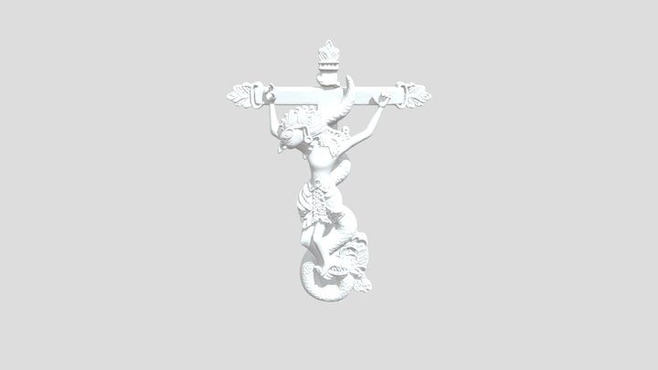 Sundanese Crucifixion Artwork 3D Model