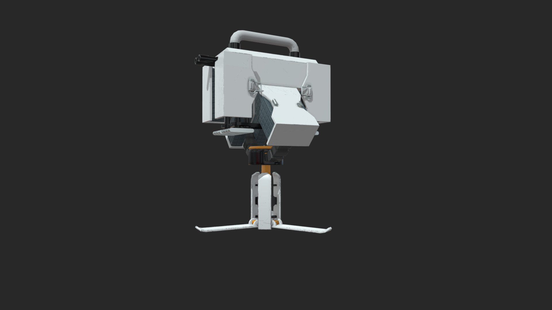 Animated compact turret - Download Free 3D model by efforya [5157189 ...