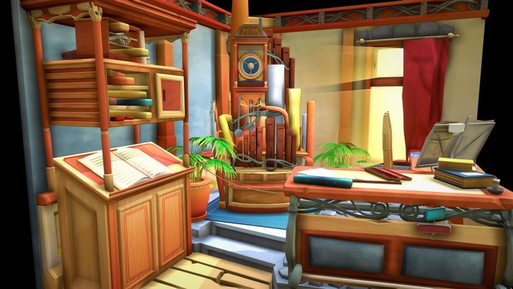 DAE Crib - Music Instrument Maker 3D Model