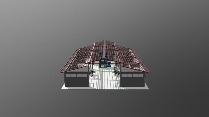 Project Ver.2 Roof Structure 3D Model