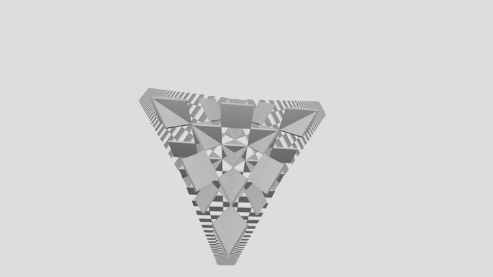 M.C. Escher - Three Intersecting Planes 3D Model