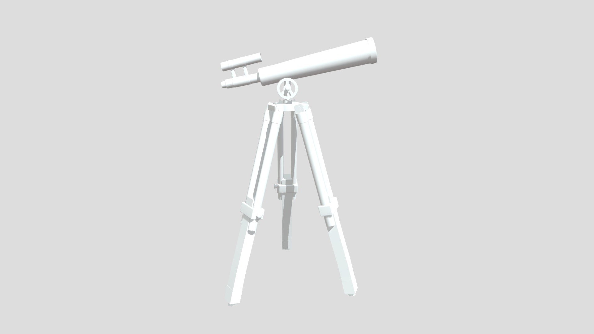 Telescope - 3D model by Damon.Pope [51595ec] - Sketchfab