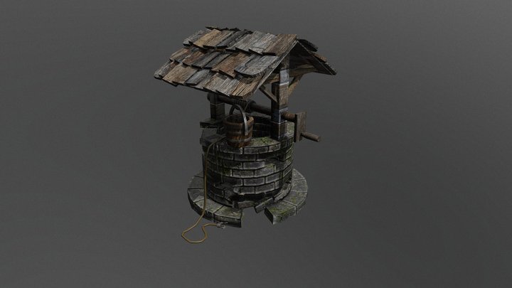 Old well (version 3) 3D Model
