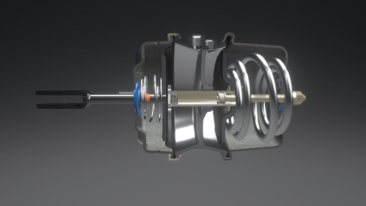 Brake Actuator 3D Model