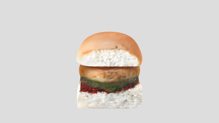 3D models of Vada Pav (Vadapav)