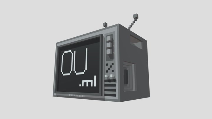 Vintage TV (officialuntitled.ml) 3D Model