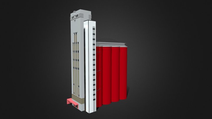 Silos Davis, Rosario 3D Model