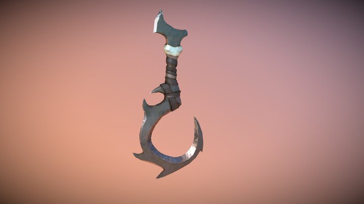 Stylized hook 3D Model