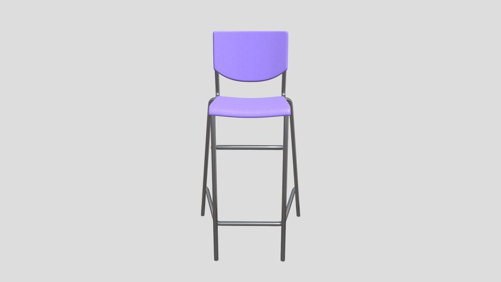 Basic Plastic Barstool A