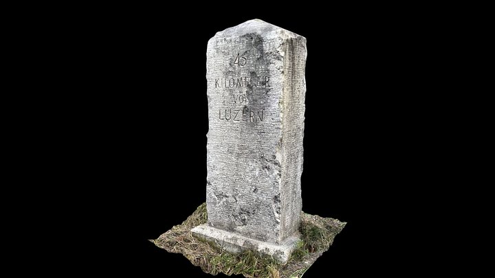 «45 Kilometer von Luzern» vor Wiggen – Modello 3D gratuito STL