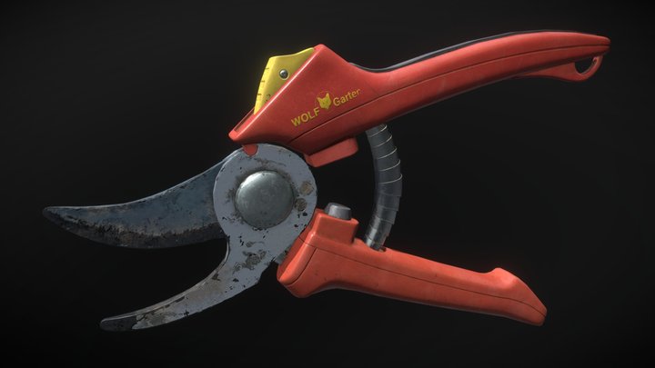 WOLF Garten RR-S - Pruning Shears 3D Model