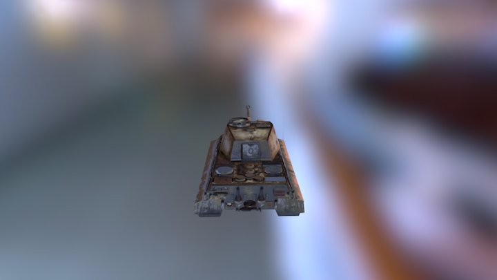 German Panzer 3D Model