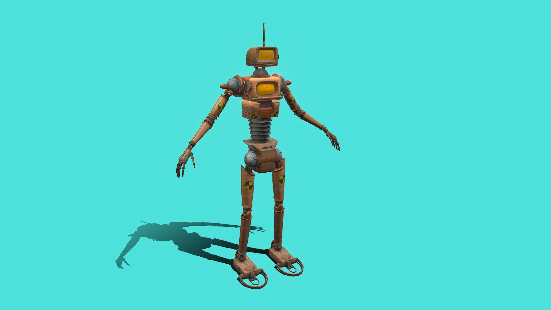 Breakable robot 3 - 3D model by Xum_Xum [515d4a8] - Sketchfab
