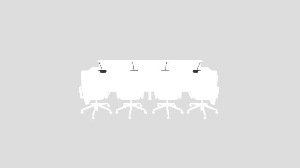 Lectern Furniture Set With Microphones