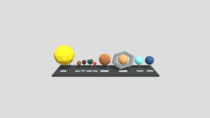 Solar System 3D Model