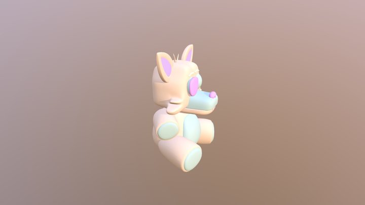 Foxy Plushie 3D Model