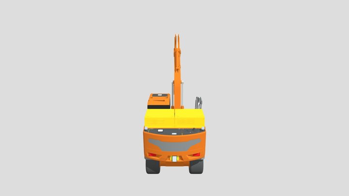 Doosan_DX165W Electric 3D Model