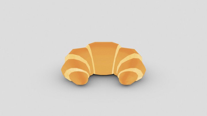 Croissant 3D Model