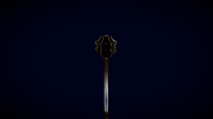 Medieval Mace 3D Model