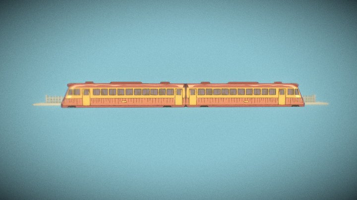Spirited Away - Train 3D Model