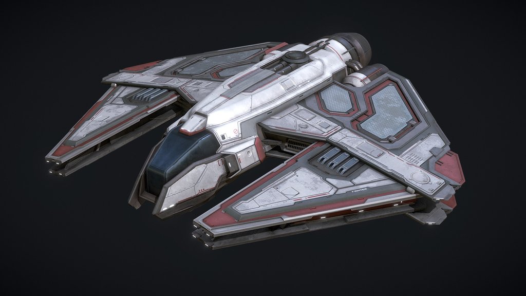 LIGHT FIGHTER SPACESHIP - FREE -