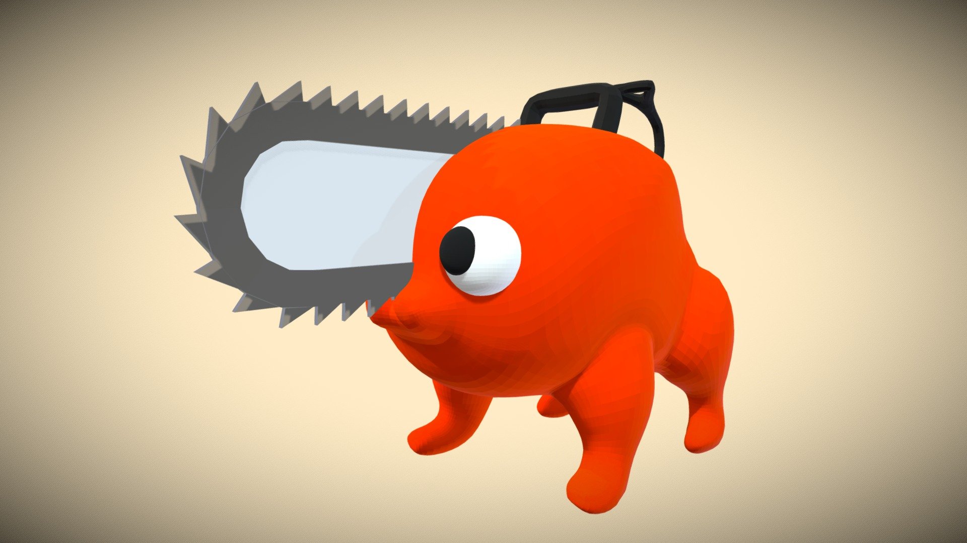 Thien Long's Pochita Chainsaw Dog 3D model by Do3Dimension Education